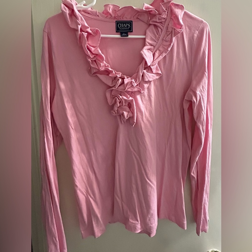 Chaps Ruffle Top - image 1